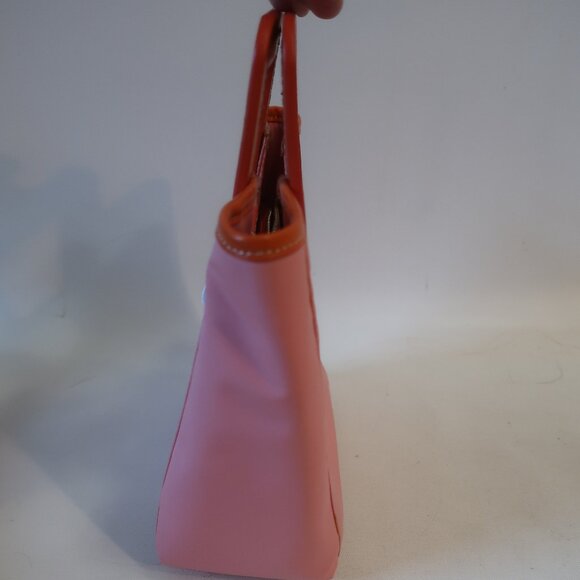 NWT Authentic Womens Staud Grapefruit Apricot Mini Shirley Tote Handbag - Picture 3 of 9